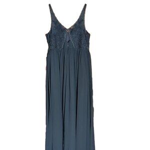 Azazi V-Neck Neptune Bridesmaid Dress Size 14